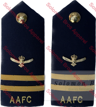 Load image into Gallery viewer, A.a.f.c. Flight Lieutenant Shoulder Board Insignia