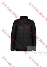 Load image into Gallery viewer, Aerial Ladies Puffer Jacket Black / Sm Jackets