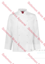 Load image into Gallery viewer, Appetite Vented L/s Chef Jacket Mens White / Xsm Jackets