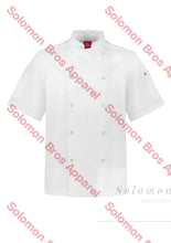 Load image into Gallery viewer, Appetite Vented S/s Chef Jacket Mens White / Xsm Jackets