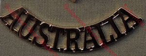 Australia Army Title Gold Shoulder Insignia