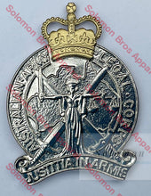 Load image into Gallery viewer, Australian Army Legal Corp Cap Badge Medals
