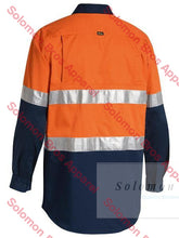 Load image into Gallery viewer, Bisley 2 Tone 3M Taped Cool Hi Vis Lightweight Shirt Long Sleeve - Solomon Brothers Apparel