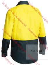 Load image into Gallery viewer, Bisley 2 Tone Closed Front Hi Vis Drill Shirt - Long Sleeve - Solomon Brothers Apparel