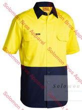 Load image into Gallery viewer, Bisley  2 Tone Cool Lightweight Drill Shirt - Short Sleeve - Solomon Brothers Apparel