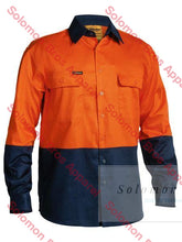 Load image into Gallery viewer, Bisley 2 Tone Hi Vis Drill Shirt - Long Sleeve - Solomon Brothers Apparel