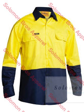 Load image into Gallery viewer, Bisley 2 Tone Hi Vis Drill Shirt - Long Sleeve - Solomon Brothers Apparel