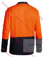 Load image into Gallery viewer, Bisley 2 Tone Hi Vis Polo Shirt - Long Sleeve - Solomon Brothers Apparel