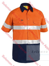 Load image into Gallery viewer, Bisley 3M Taped Two Tone Hi Vis Cool Lightweight Shirt - Short Sleeve - Solomon Brothers Apparel