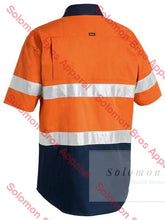 Load image into Gallery viewer, Bisley 3M Taped Two Tone Hi Vis Cool Lightweight Shirt - Short Sleeve - Solomon Brothers Apparel