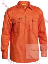 Load image into Gallery viewer, Bisley Closed Front Cotton Drill Shirt L/S - Solomon Brothers Apparel