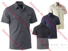 Load image into Gallery viewer, Bisley Flex & Move Utility Work Shirt - Short Sleeve - Solomon Brothers Apparel