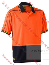 Load image into Gallery viewer, Bisley Two Tone Hi Vis Polyester Mesh Short Sleeve Polo Shirt - Solomon Brothers Apparel