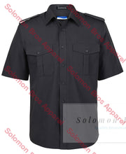 Load image into Gallery viewer, Epaulette Shirt Men’s Short Sleeve - Solomon Brothers Apparel