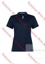 Load image into Gallery viewer, Equity Ladies Polo No. 1 Navy/sky / 6