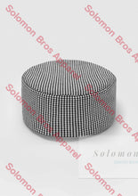 Load image into Gallery viewer, Flat Top Chef Hat Black/white Check Jackets