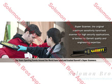 Load image into Gallery viewer, Garrett Super Scanner Metal Detector - Solomon Brothers Apparel