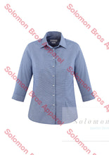 Load image into Gallery viewer, Gem Ladies 3/4 Sleeve Blouse - Solomon Brothers Apparel