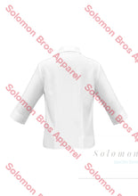 Load image into Gallery viewer, Haven Ladies 3/4 Sleeve Blouse White - Solomon Brothers Apparel