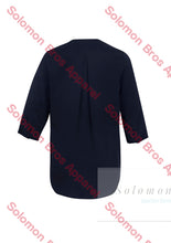 Load image into Gallery viewer, Laura Ladies 3/4 Sleeve Longline Blouse Corporate Shirt