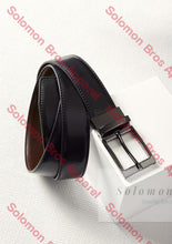 Load image into Gallery viewer, Mens Leather Reversible Belt - Solomon Brothers Apparel