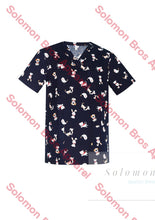 Load image into Gallery viewer, Mens Printed Scrub Top - Solomon Brothers Apparel
