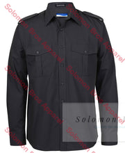 Load image into Gallery viewer, Pilot Epaulette Shirt Mens Long Sleeve - Solomon Brothers Apparel
