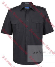 Load image into Gallery viewer, Pilot Shirts Epaulette Mens Short Sleeve - Solomon Brothers Apparel
