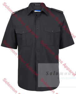 Pilot Shirts Epaulette Mens Short Sleeve - Solomon Brothers Apparel