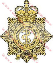 Load image into Gallery viewer, Royal Australian Army Medical Corps Cap Badge - Solomon Brothers Apparel