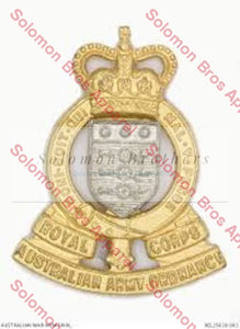 Royal Australian Army Ordinance Corps Cap Badge - Solomon Brothers Apparel