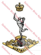 Load image into Gallery viewer, Royal Australian Corp Signals Cap Badge - Solomon Brothers Apparel