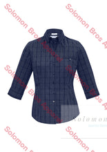 Load image into Gallery viewer, Show Ladies 3/4 Sleeve Blouse - Solomon Brothers Apparel