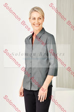 Load image into Gallery viewer, Sorrento Care Ladies 3/4 Sleeve Blouse - Solomon Brothers Apparel
