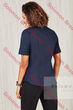 Load image into Gallery viewer, Sorrento Care Ladies Short Sleeve Blouse - Solomon Brothers Apparel
