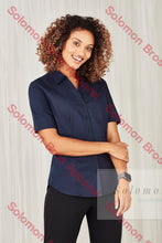 Load image into Gallery viewer, Sorrento Care Ladies Short Sleeve Blouse - Solomon Brothers Apparel