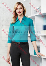 Load image into Gallery viewer, Sorrento Ladies 3/4 Sleeve Blouse - Solomon Brothers Apparel