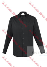 Load image into Gallery viewer, Tennessee Mens Long Sleeve Shirt Black / Xsm Corporate