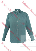 Load image into Gallery viewer, Tennessee Mens Long Sleeve Shirt Jasper Green / Xsm Corporate