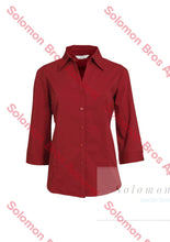 Load image into Gallery viewer, Urban Ladies 3/4 Sleeve Blouse - Solomon Brothers Apparel