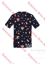 Load image into Gallery viewer, Womens Printed Scrub Top - Solomon Brothers Apparel