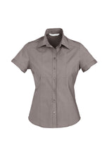 Load image into Gallery viewer, Aspect Ladies Short Sleeve Blouse - Solomon Brothers Apparel