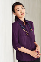 Load image into Gallery viewer, Haven Care Ladies 3/4 Sleeve Blouse - Solomon Brothers Apparel