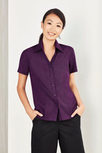 Load image into Gallery viewer, Haven Care Ladies Short Sleeve Blouse - Solomon Brothers Apparel