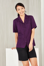 Load image into Gallery viewer, Haven Care Ladies Short Sleeve Overblouse - Solomon Brothers Apparel
