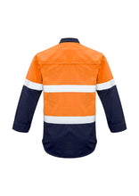 Load image into Gallery viewer, Mens Hi Vis Hoop Taped Spliced Red Flame Metatech Shirt - Solomon Brothers Apparel