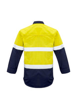 Load image into Gallery viewer, Mens Hi Vis Hoop Taped Spliced Red Flame Metatech Shirt - Solomon Brothers Apparel