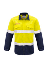 Load image into Gallery viewer, Mens Hi Vis Hoop Taped Spliced Red Flame Metatech Shirt - Solomon Brothers Apparel