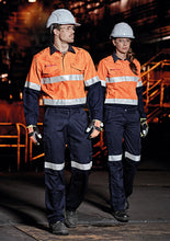 Load image into Gallery viewer, Ladies Closed Front Hi Vis Hoop Taped Spliced Red Flame Metatech Shirt - Solomon Brothers Apparel