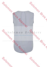 Load image into Gallery viewer, Abigail Womens Sleeveless Pleat Details Blouse - Solomon Brothers Apparel